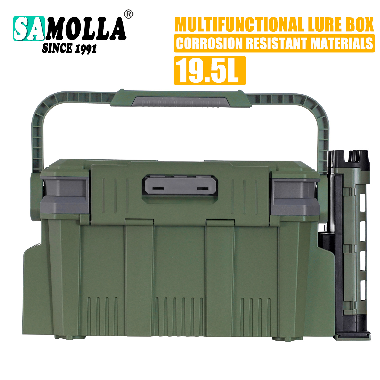 Quality Fishing Equipment - Kotak pancing besar, setelan 19.5L 2