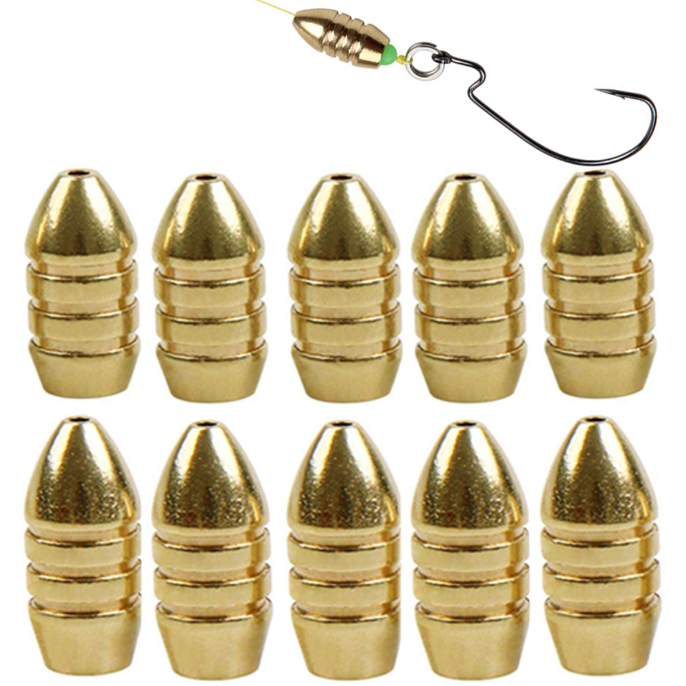 Fishing Equipment Shop - 10 buah memancing kuningan berat tembaga