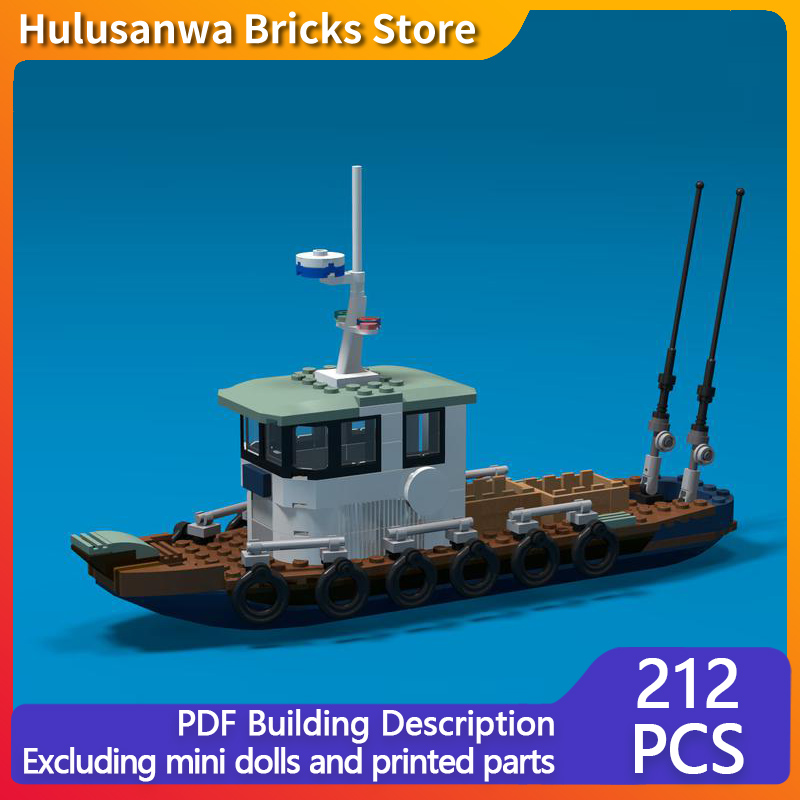 Fishing Equipment For 6 Year Old - Model Kapal Nelayan Klasik MOC, Blok
