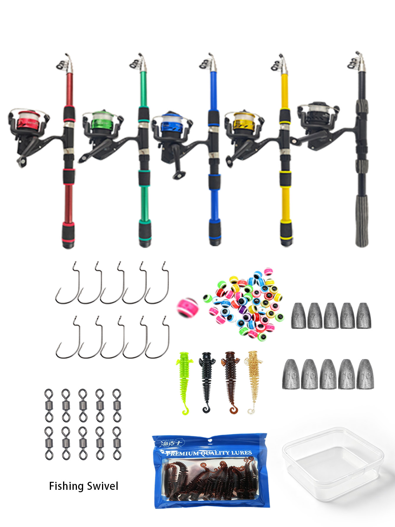 Set Kombo Joran Pancing Telesk - Fishing Equipment Online ulasan dan harga