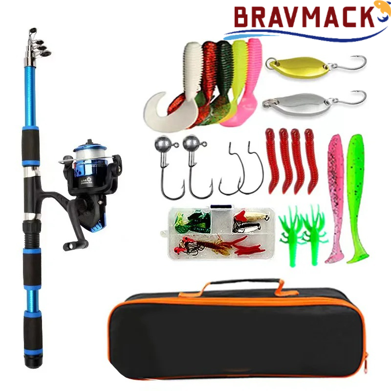 BRAVMACK Joran Pancing Telesko - Fishing Equipment Online ulasan dan harga