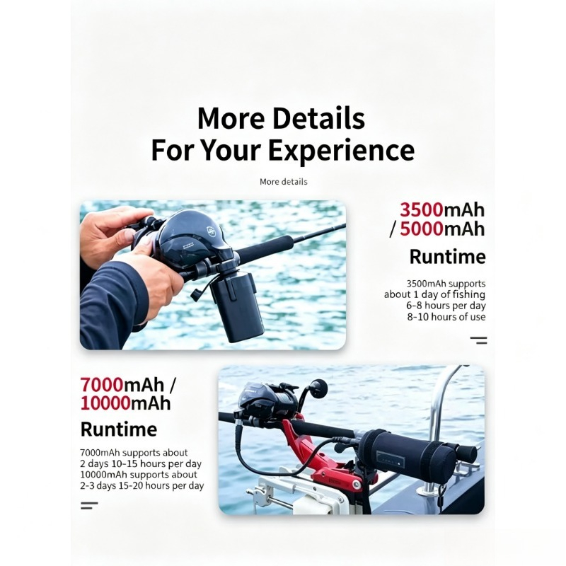Catu Daya Pengganti Baterai Li - Electric Fishing Reel ulasan dan harga