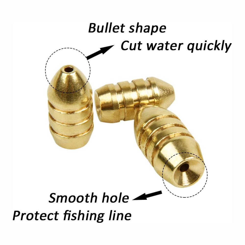 10 buah memancing kuningan ber - Fishing Equipment Shop ulasan dan harga
