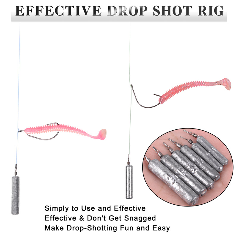 24 Buah/Lot Drop Shot Rigs Lea - Fishing Equipment Shop ulasan dan harga