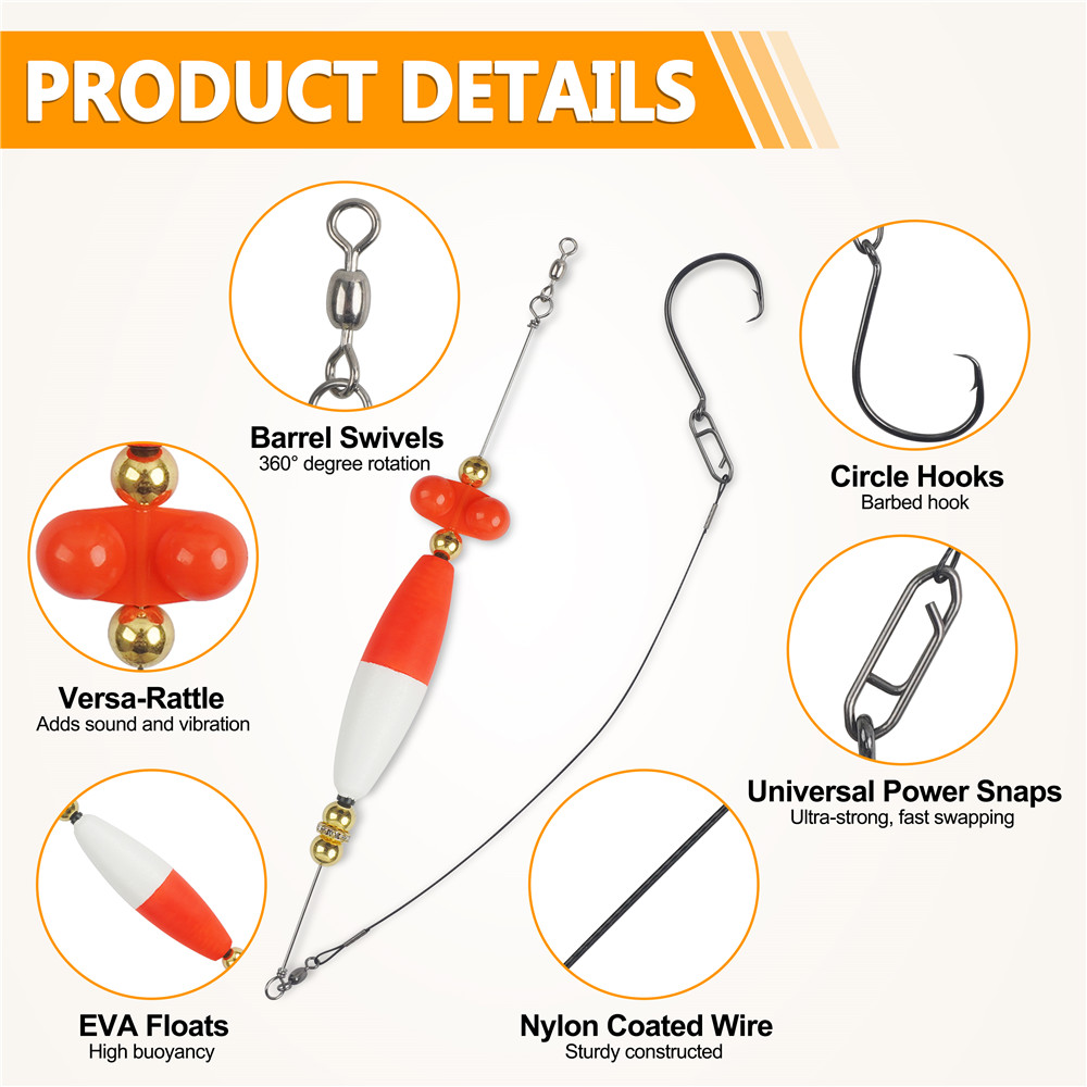 3pcs Rattle Catfish Rig Float  - Fishing Equipment Shop ulasan dan harga
