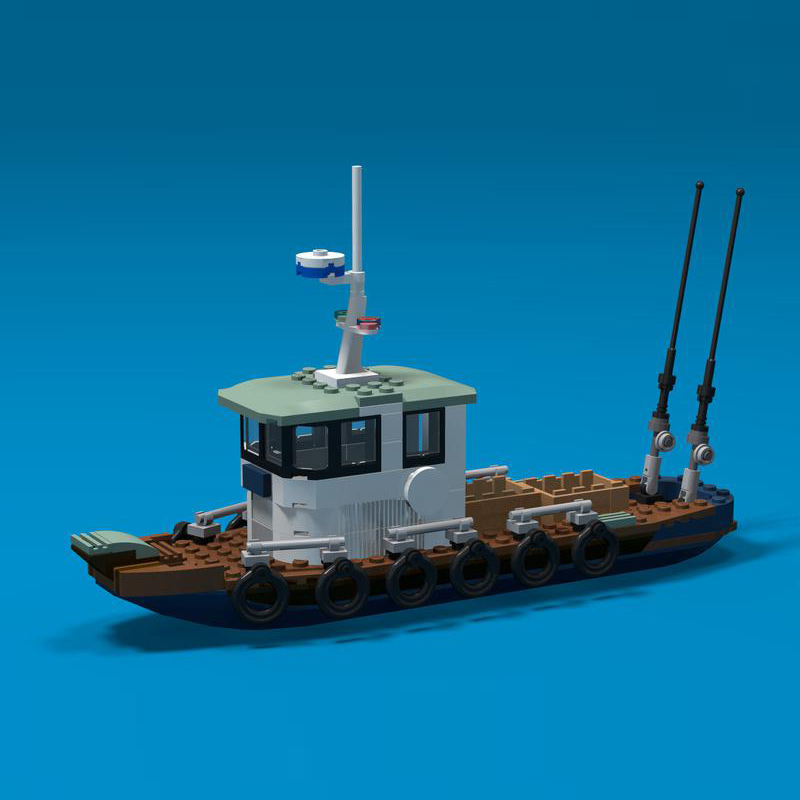 Model Kapal Nelayan Klasik MOC - Fishing Equipment For 6 Year Old ulasan dan harga