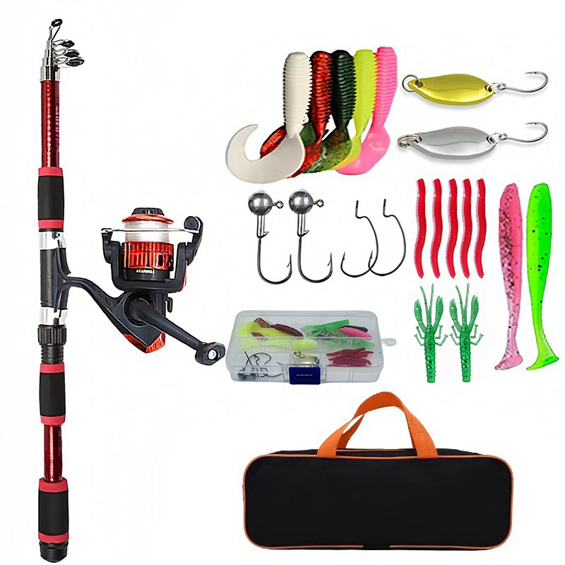 Set tiang pancing, kit lengkap - Fishing Equipment Online ulasan dan harga